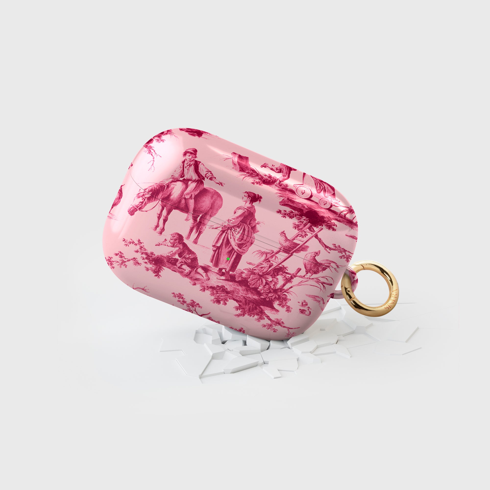 Moira French Toile de Jouy AirPods Case